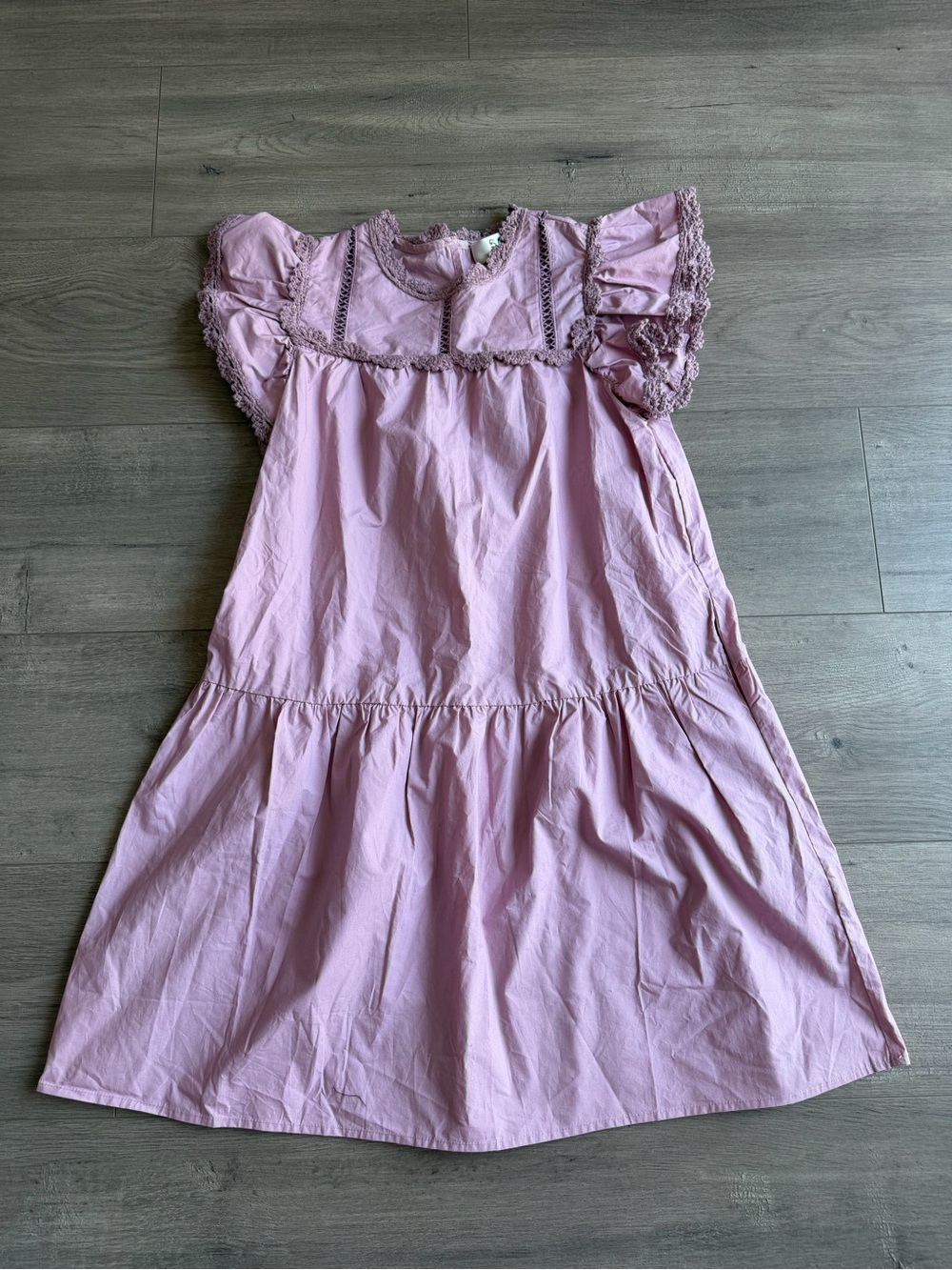 NWT Sea New York Crochet Combo Dress - size 10Y - lilac